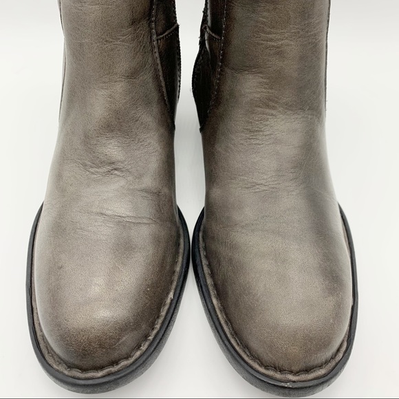 Born Leather Knee High Riding Boots in Olive Taupe Size 6.5M - Picture 3 of 14